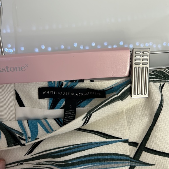 WHBM white bamboo pencil skirt - Picture 3 of 3